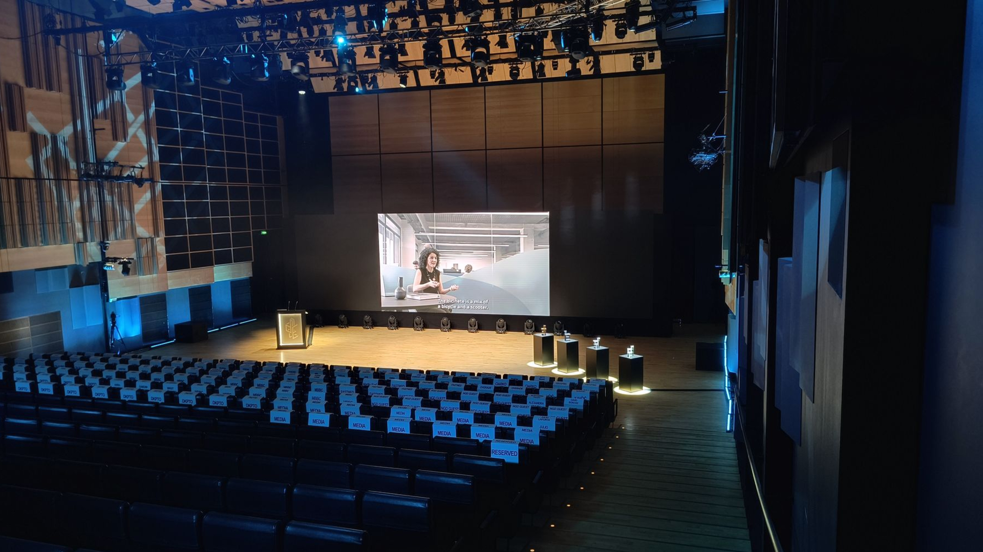 Stage photo of the DesignEuropa Awards